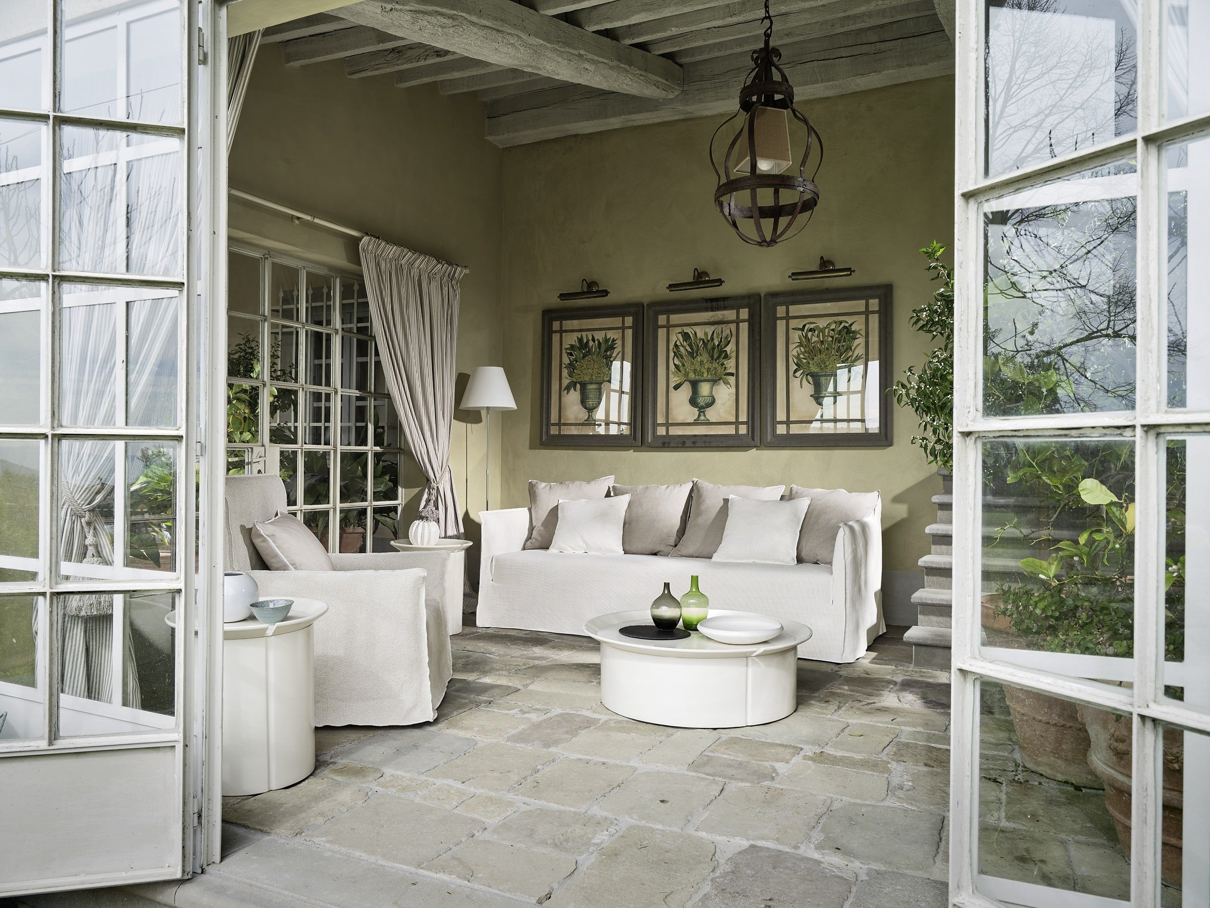 GERVASONI GHOST SOFA 10 LINO BIANCO ソファ GHOST 10 - GERVASONI TOKYO online