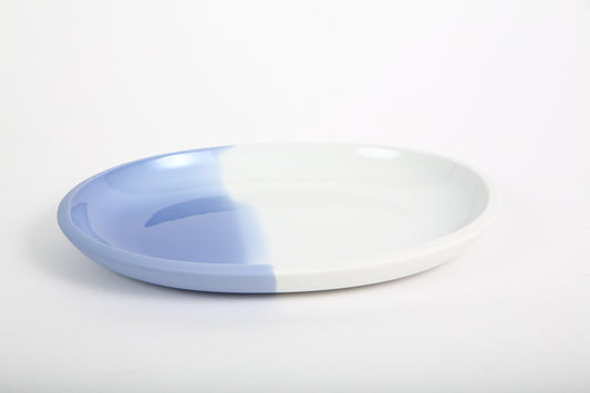 OVALOTTO platter oval deep 24 Blue / White